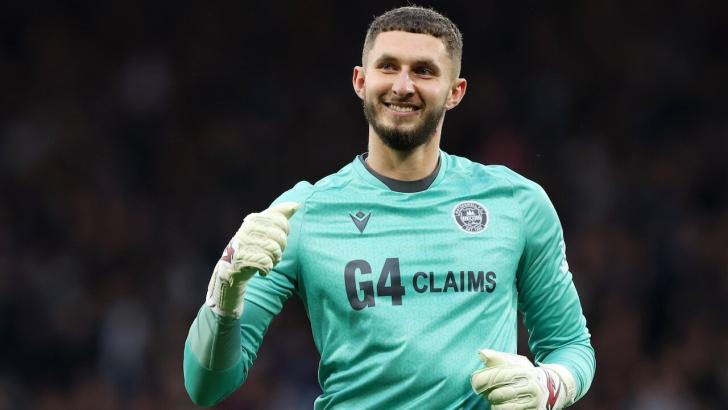 Motherwell goalkeeper Aston Oxborough